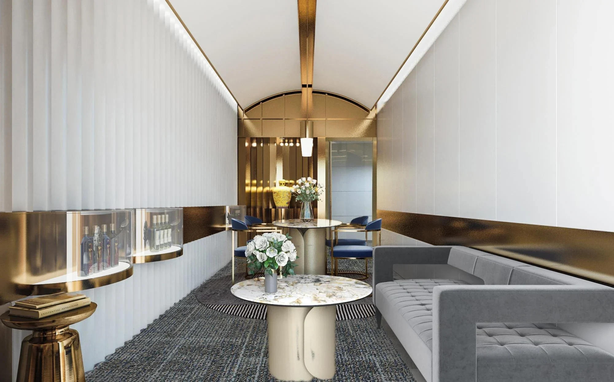 Không gian trải nghiệm điêu khắc — Design visualisation