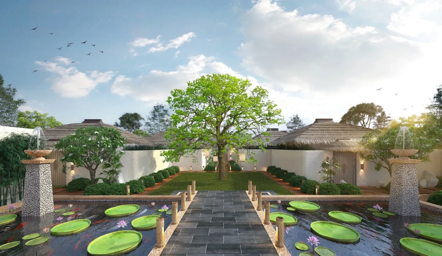Wellness giữa sân vườn — Portfolio photography