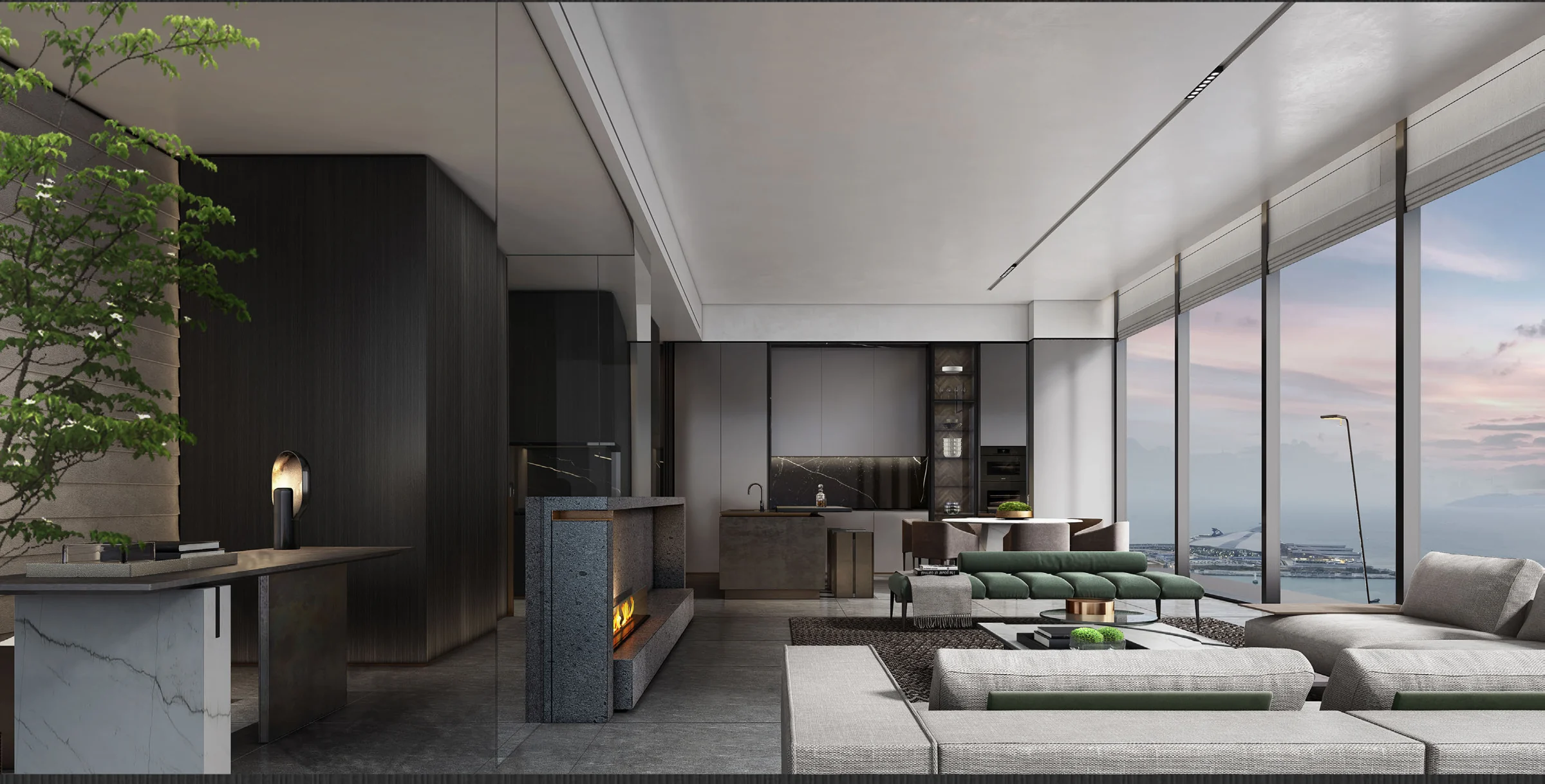 Căn hộ với tầm nhìn mở — Design visualisation