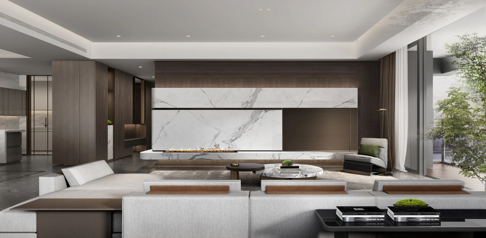 Nhà ở với tỷ lệ rộng — Design visualisation