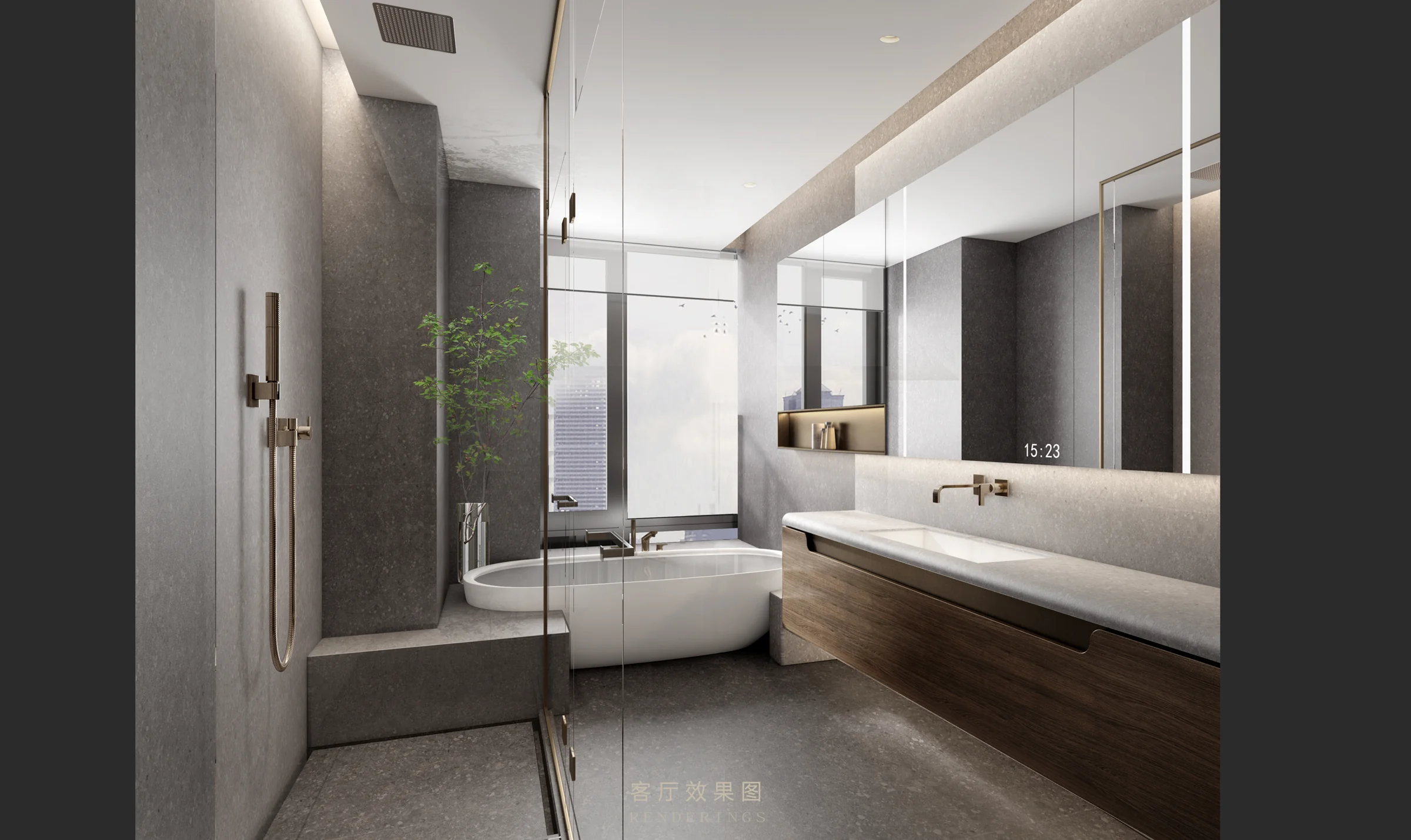 Nhà ở với tỷ lệ rộng — Design visualisation